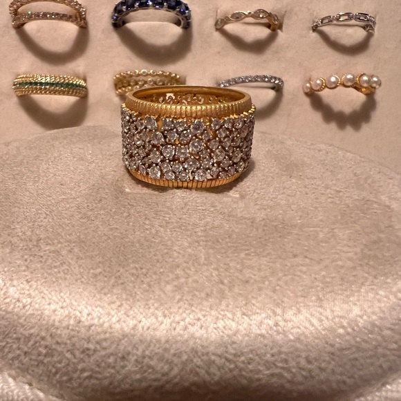Freida Rothman Jewelry - Freida Rothman matte gold Statement Ring.